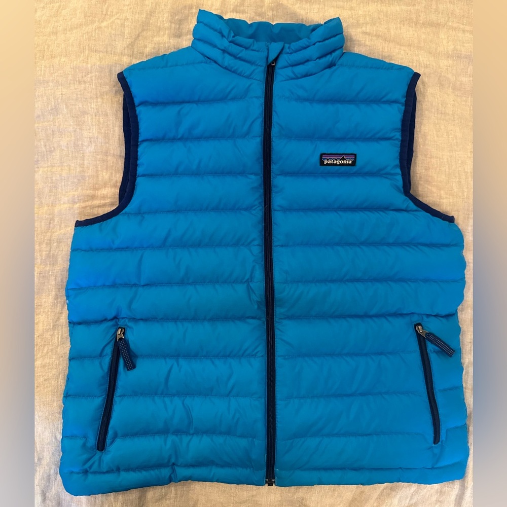 Patagonia Kids Down Sweater Puffer Vest XXL 16-18